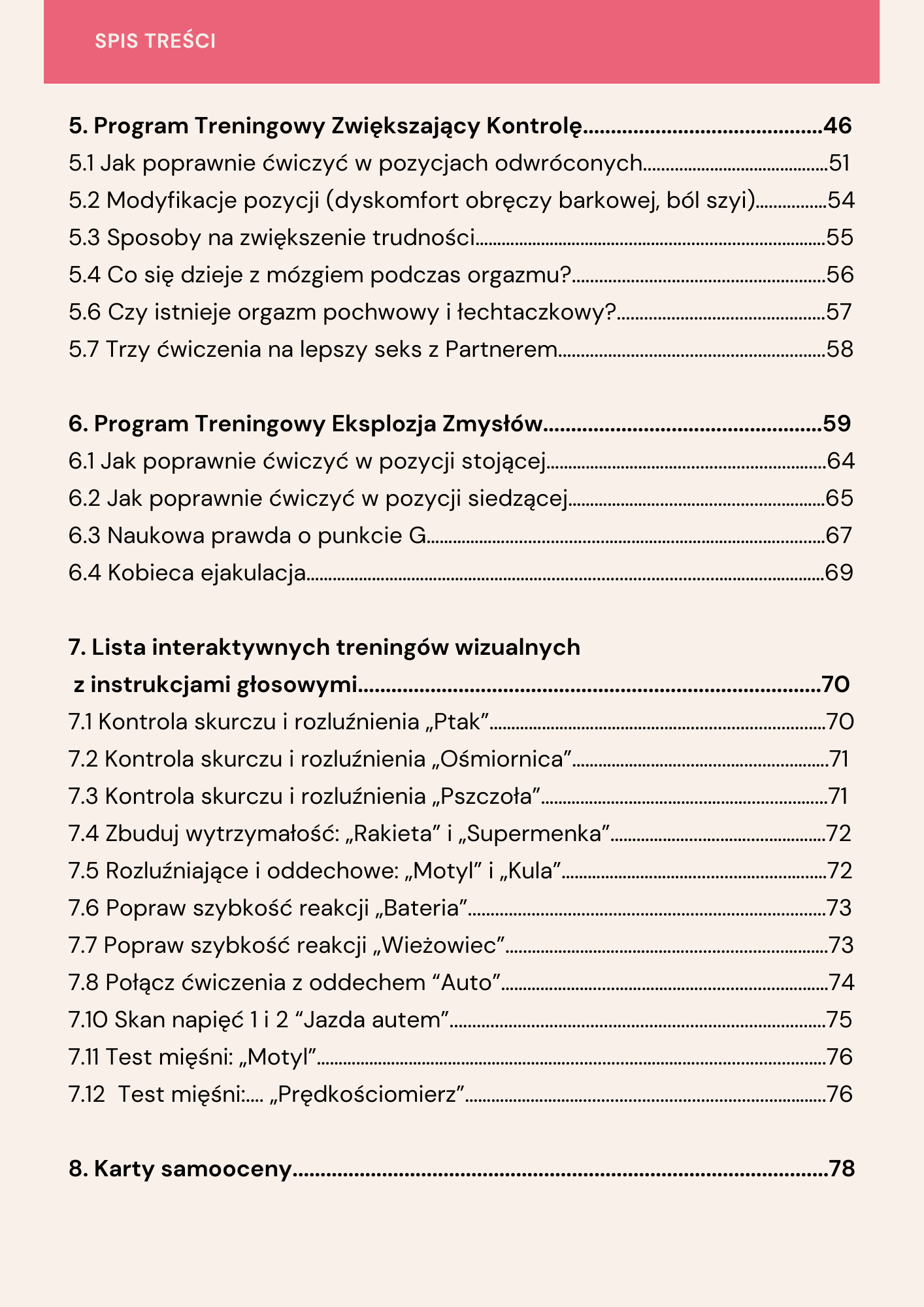 Kompleksowy Poradnik i Program Treningowy dla Zdrowia Intymnego i Mięśni Dna Miednicy